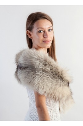 Platinum Fox Fur Stole 